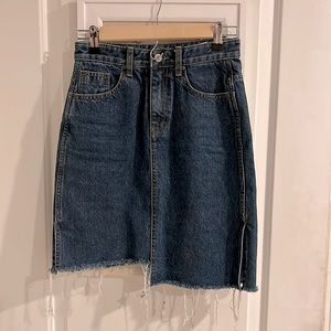 DEEP Jean Skirt